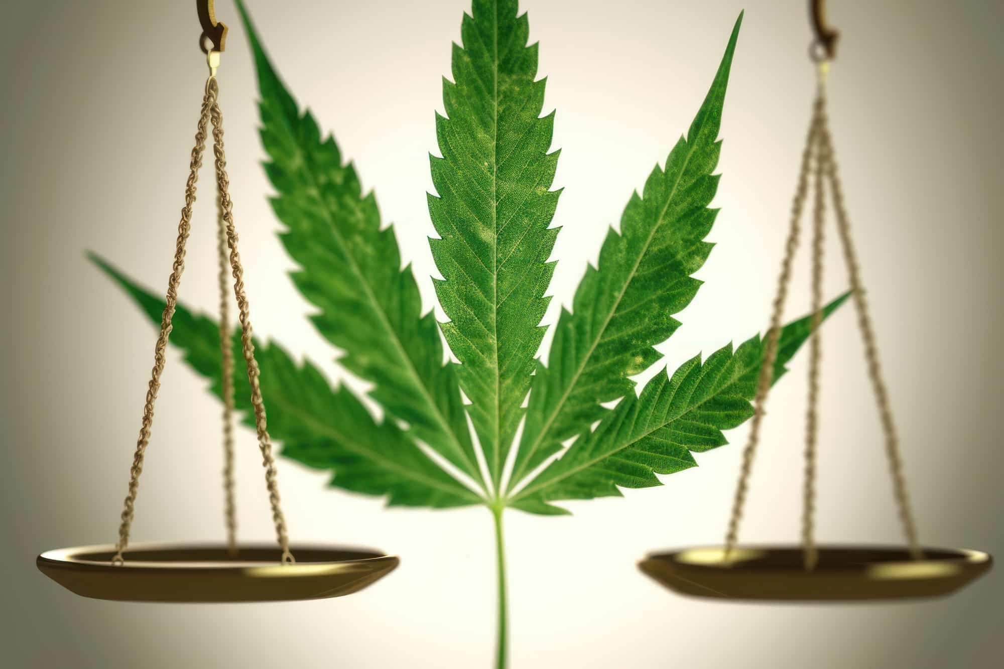 green marijuana leaf and scales of justice – Marijuana Laws